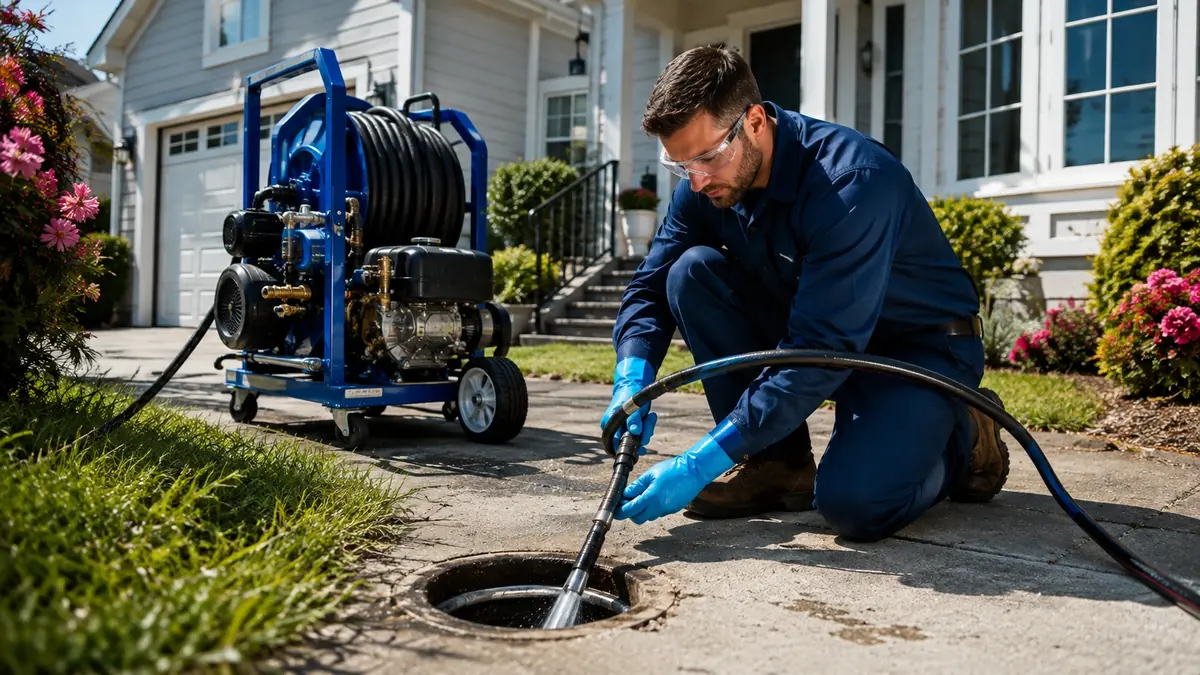Residential Hydro Jet Drain Cleaning in Stratford