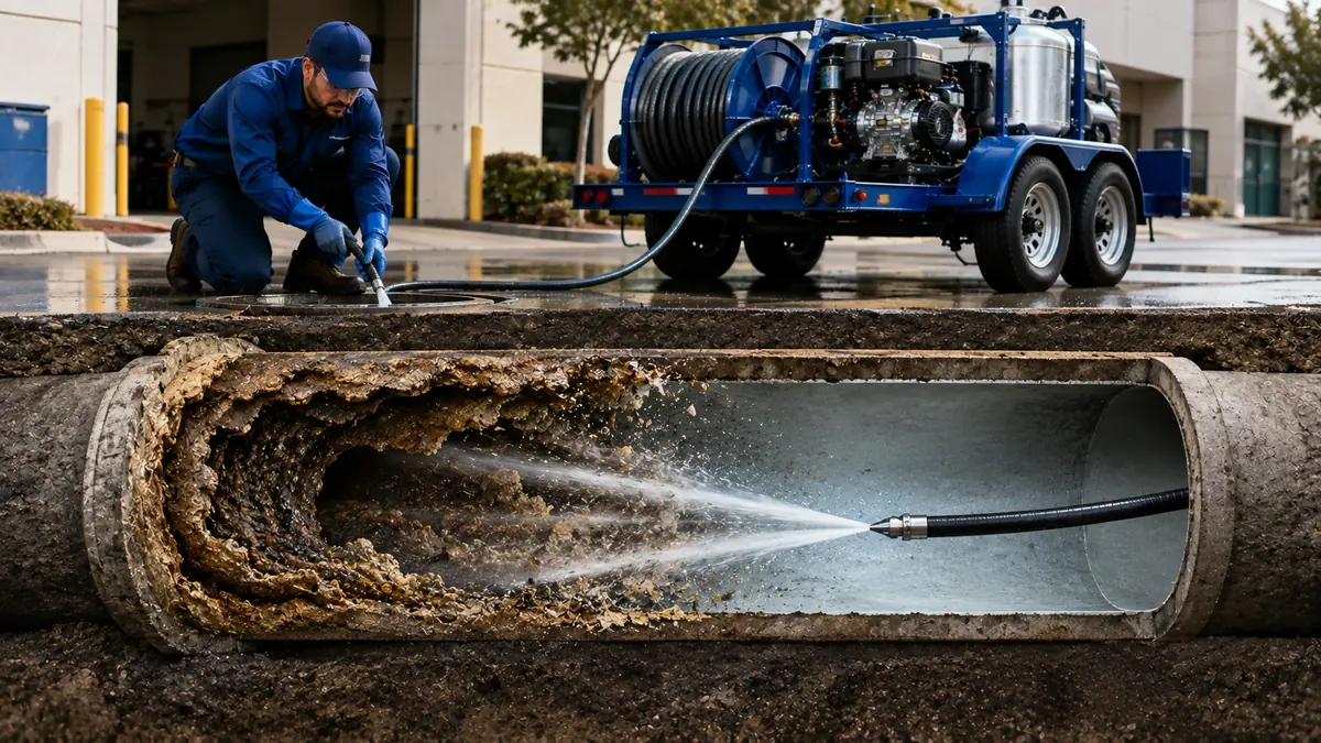 Sewer Pipe Descaling in Stratford