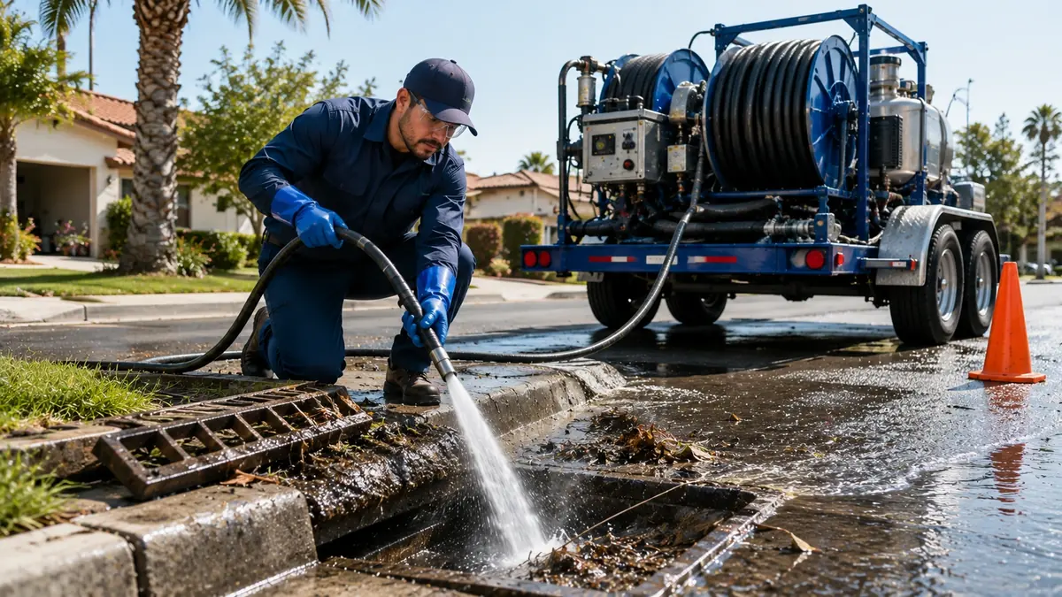 Storm Drain Hydro Jet Cleaning in Stratford